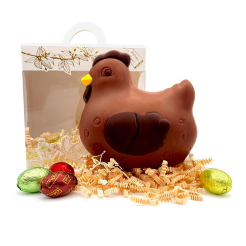 Poule de Pâques en chocolat