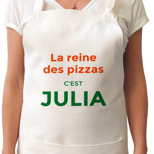 Tablier - La reine des pizzas