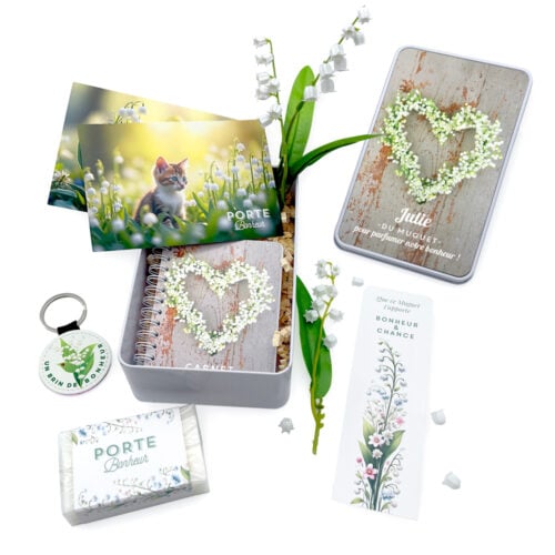 Boîte Muguet rectangulaire - Coeur de Muguet – Image 2