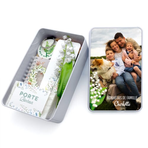 Boîte Muguet rectangulaire - Bonheurs de famille