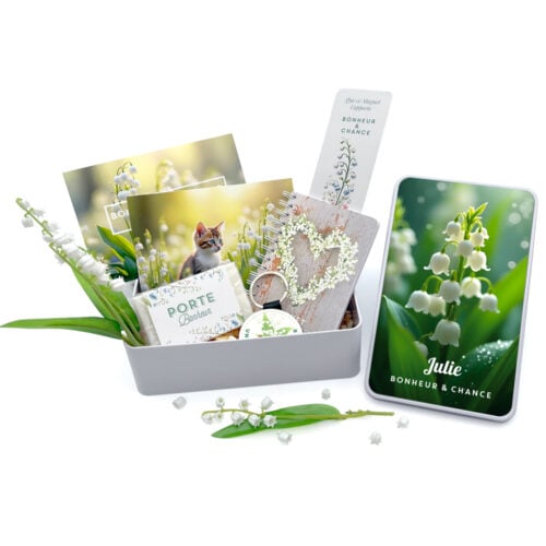 Boîte Muguet rectangulaire - Bonheur et chance – Image 2