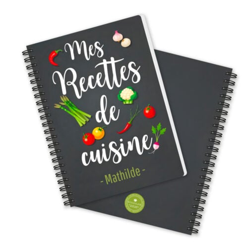 Carnet papier - Mes recettes de cuisine