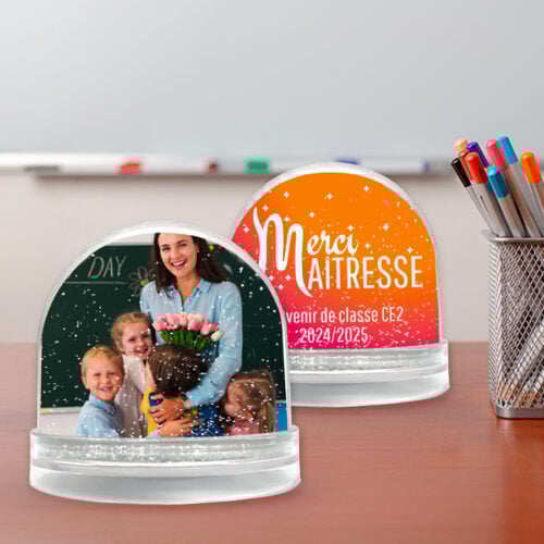 Boule anniversaire personnalisable 2 faces - Souvenir de classe – Image 2