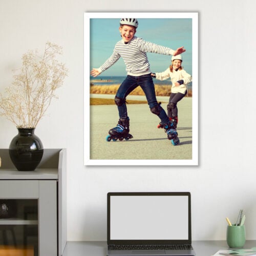 Affiche personnalisée avec cadre - Votre photo<br> <strong>30 x 40 cm</strong> – Image 4