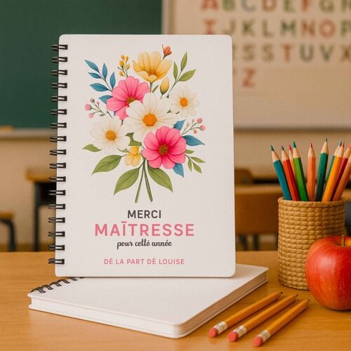 Carnet papier - Merci Maîtresse – Image 2