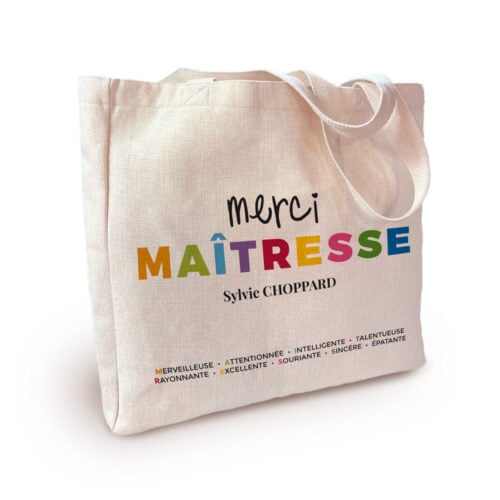 Sac cabas personnalisé - Maîtresse