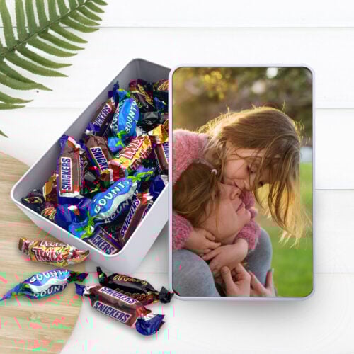 Boîte rectangulaire mini douceurs – Votre photo – Image 2