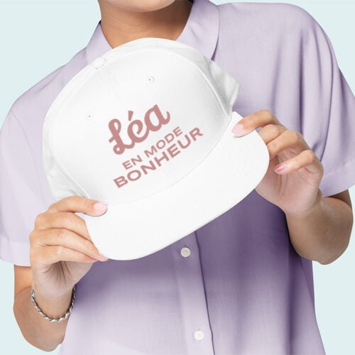 Casquette blanche - En mode bonheur – Image 2