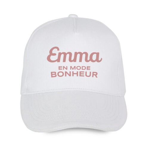 Casquette blanche - En mode bonheur