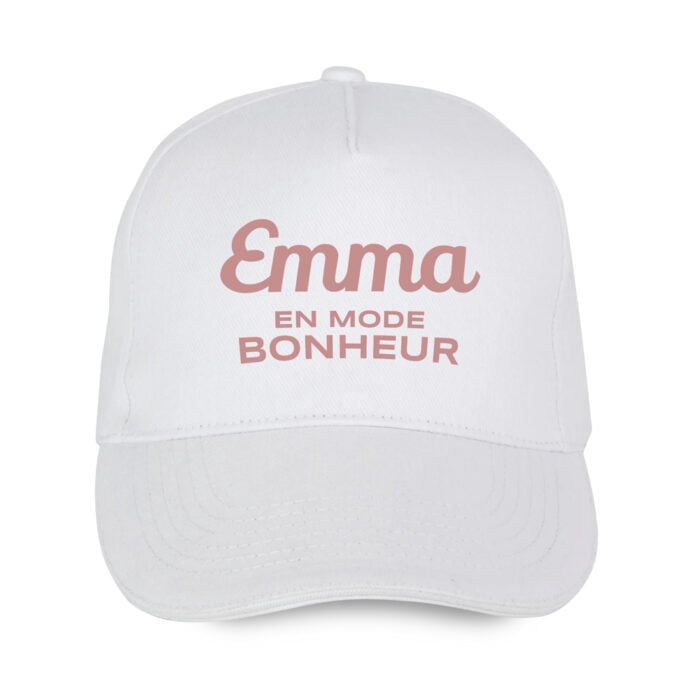 Casquette blanche - En mode bonheur