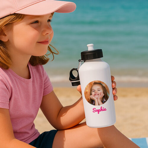 Gourde personnalisée - Photo et prénom <br> <strong>  600 ml </strong> – Image 2