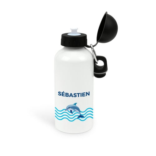 Gourde personnalisée - Dauphin <br> <strong>  600 ml </strong>