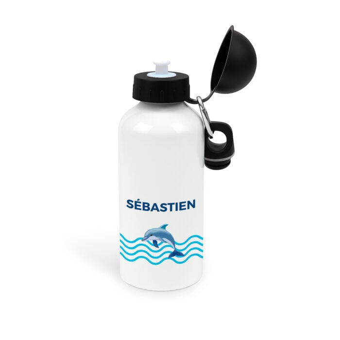 Gourde personnalisée - Dauphin <br> <strong>  600 ml </strong>