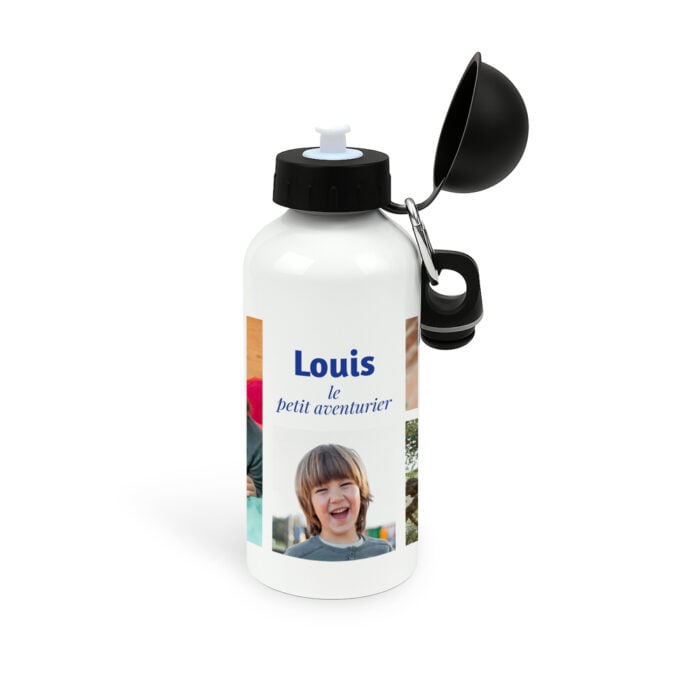 Gourde personnalisée - Multiphotos <br> <strong>  600 ml </strong>