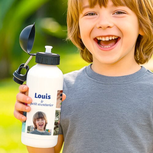 Gourde personnalisée - Multiphotos <br> <strong>  600 ml </strong> – Image 2