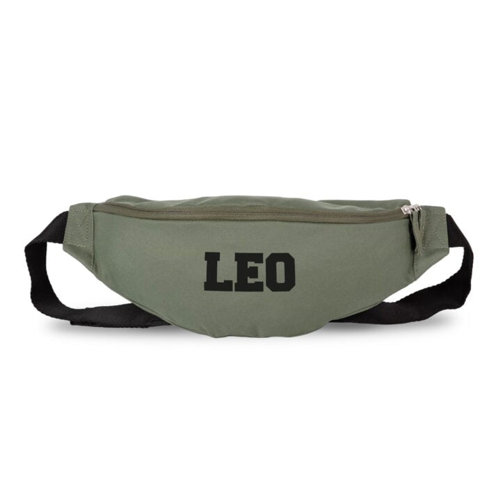Sac banane kaki – Initiales