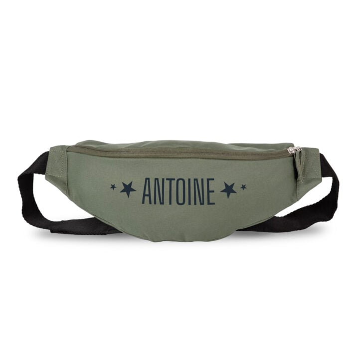 Sac banane kaki – Prénom avec étoiles