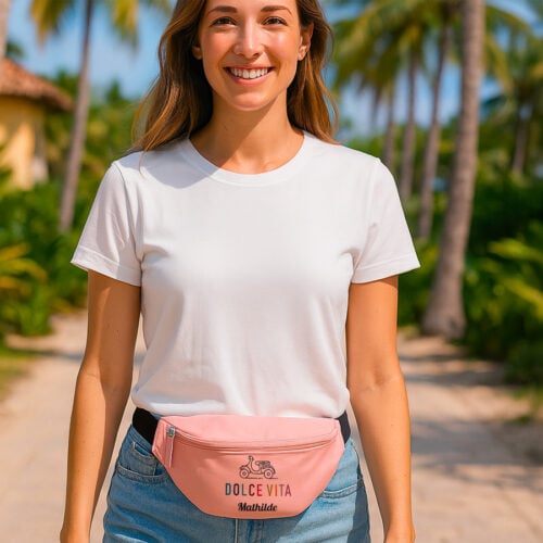 Sac banane rose – Dolce Vita – Image 2