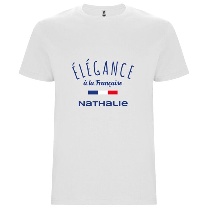 T-shirt blanc - Elégance à la française