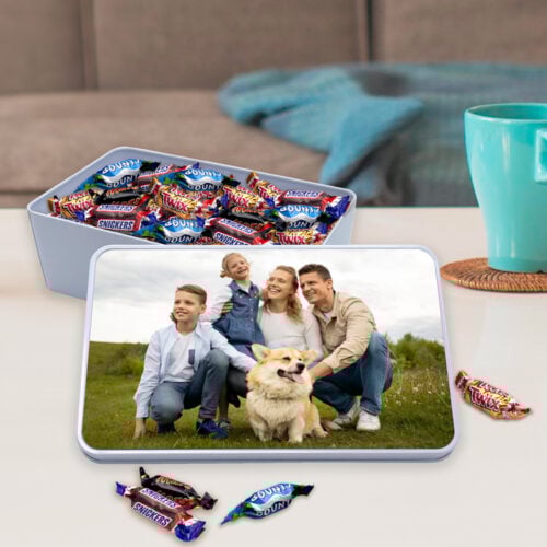 Boîte rectangulaire mini douceurs – Photo de famille – Image 2