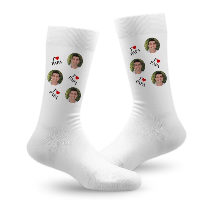 Chaussettes personnalisées – J'aime Papa