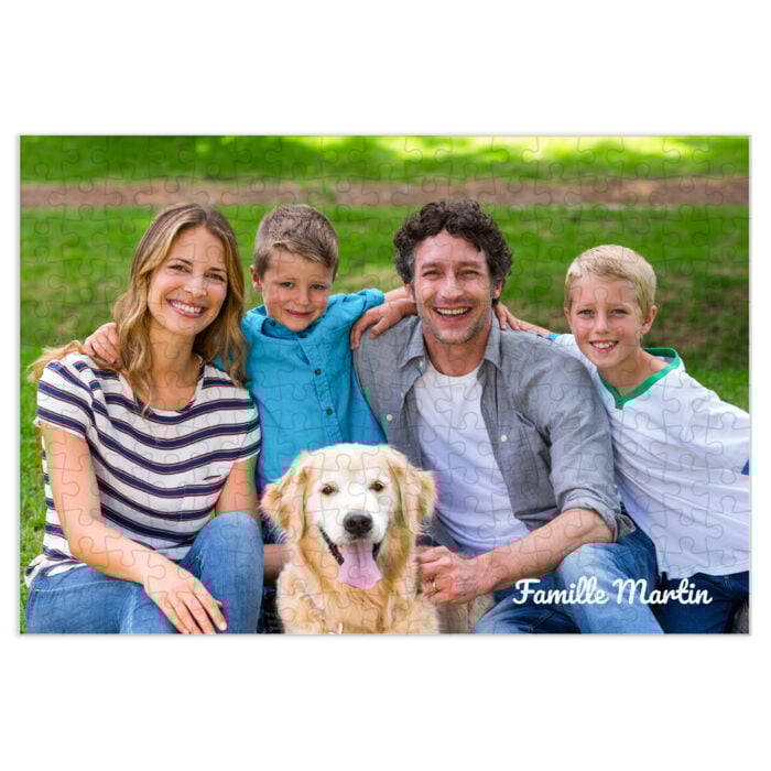 Puzzle A3 personnalisé - Photo de famille<br> <strong>252 pièces</strong>