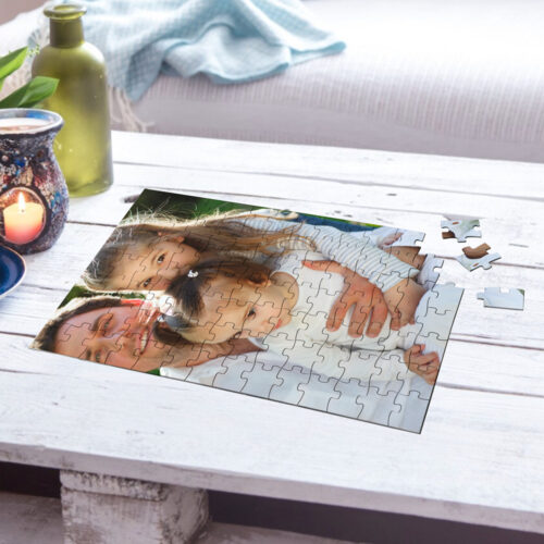 Puzzle A3 personnalisé - Photo verticale<br> <strong>252 pièces</strong> – Image 3