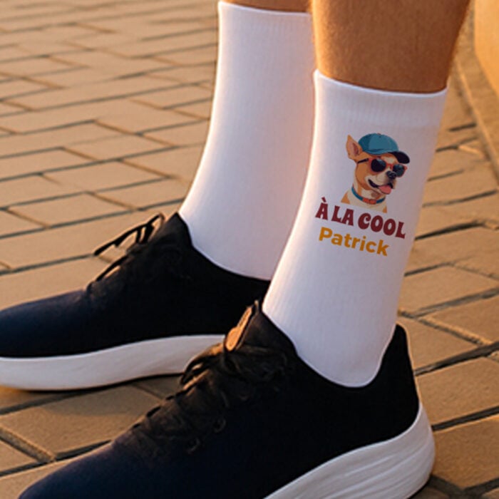 Alternative view of Chaussettes personnalisées – A la cool