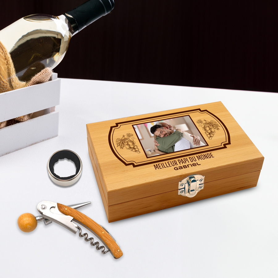 Coffret sommelier - Meilleur Papi du monde – Image 2