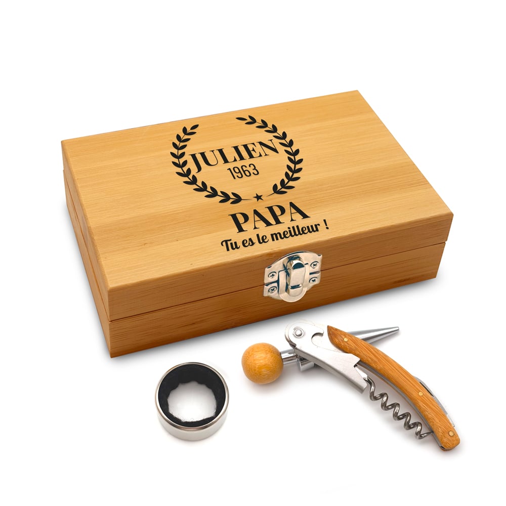 Coffret sommelier - Papa tu es le meilleur !