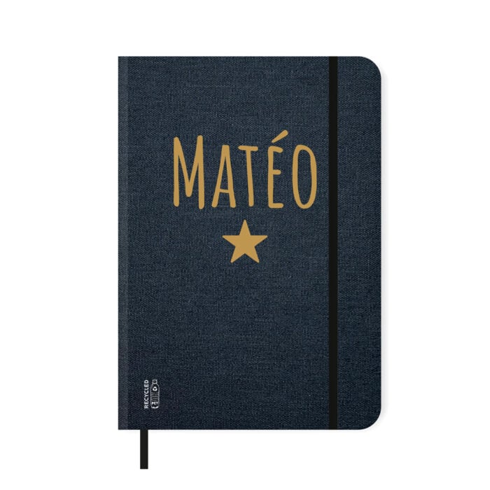 Carnet de notes personnalisé – Prénom avec étoile