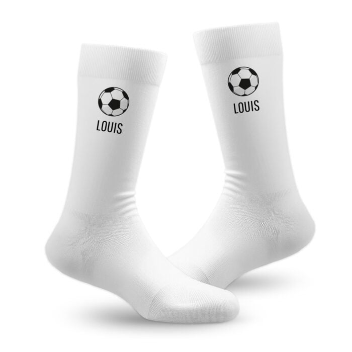 Chaussettes personnalisées – La star du foot