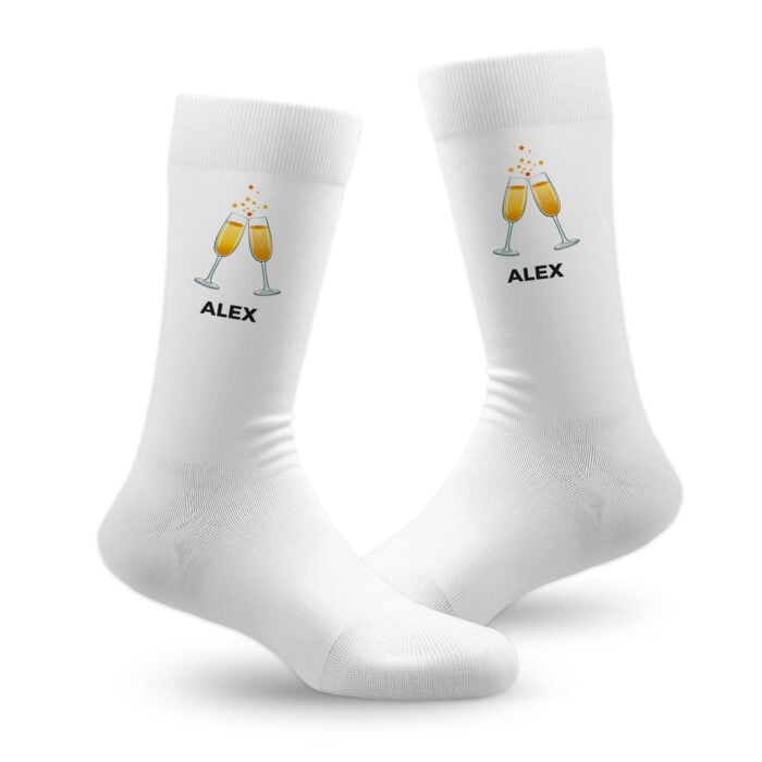 Chaussettes personnalisées – Des bulles !