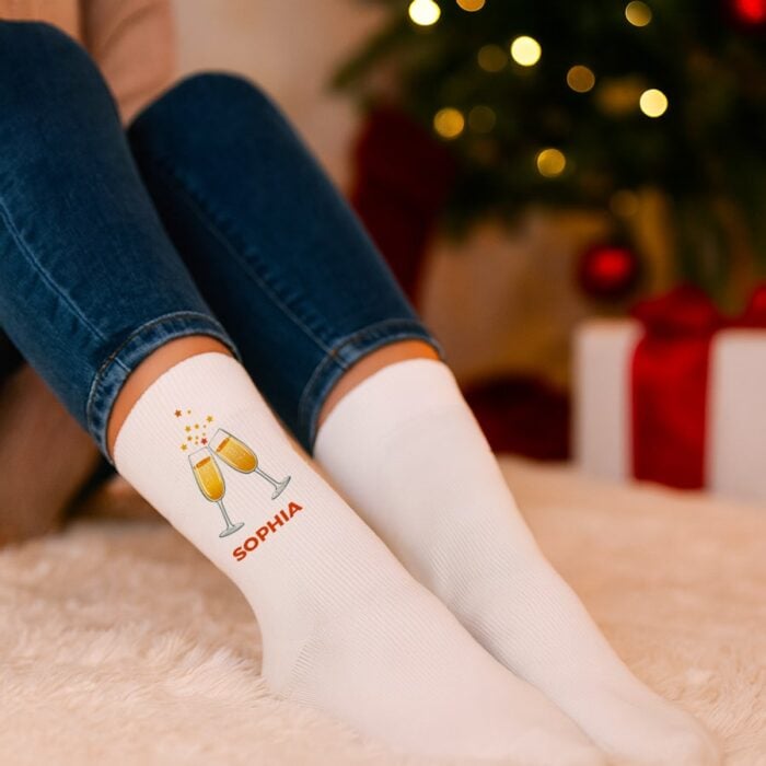 Alternative view of Chaussettes personnalisées – Des bulles !