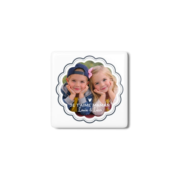 Magnet céramique - Je t'aime Maman