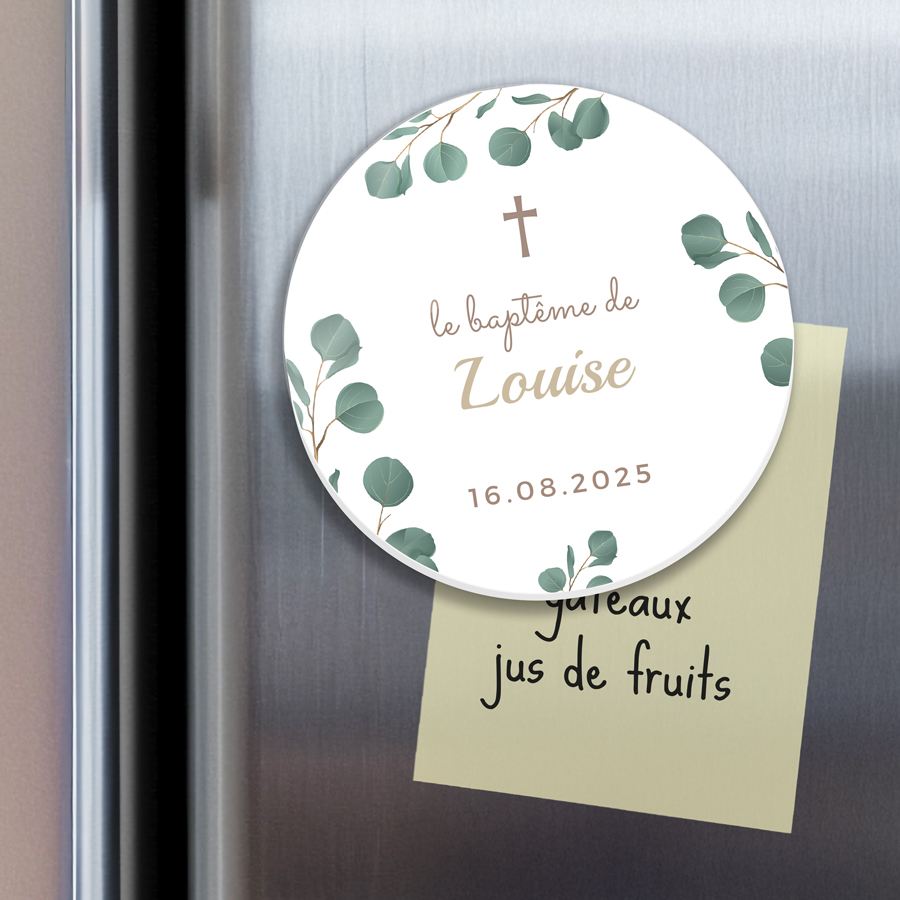 Magnet rond - Baptême – Image 2