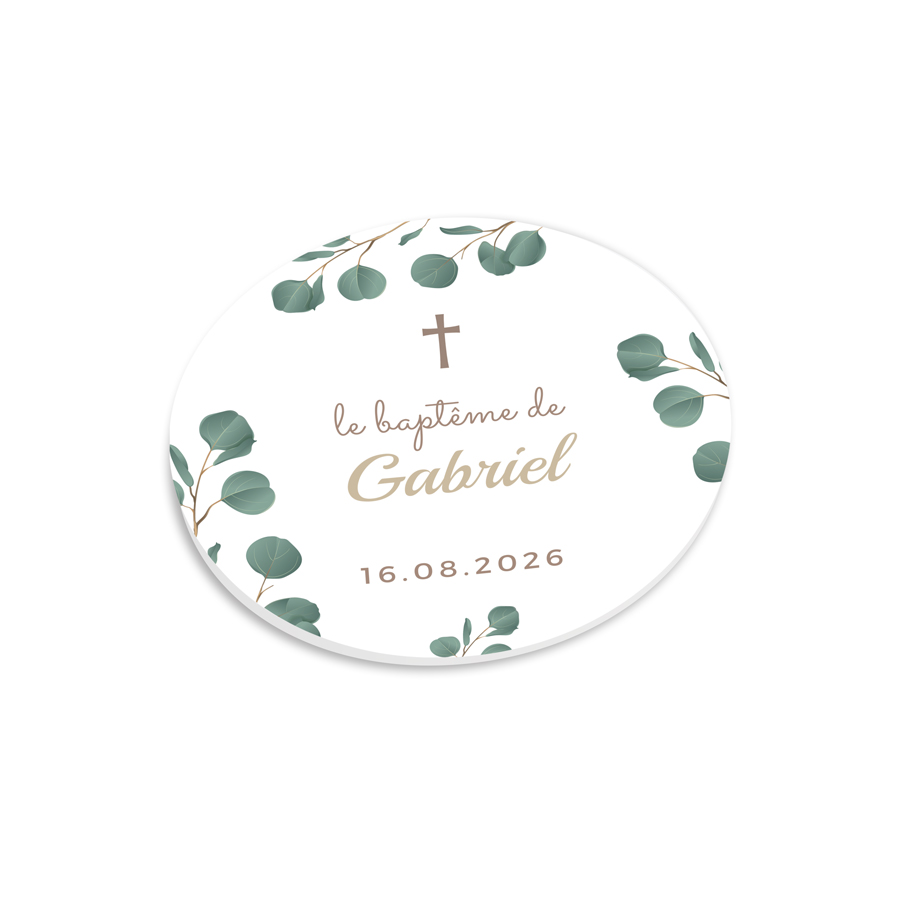 Magnet rond - Baptême – Image 3