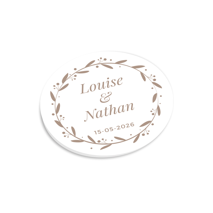 Magnet rond - Mariage – Image 3