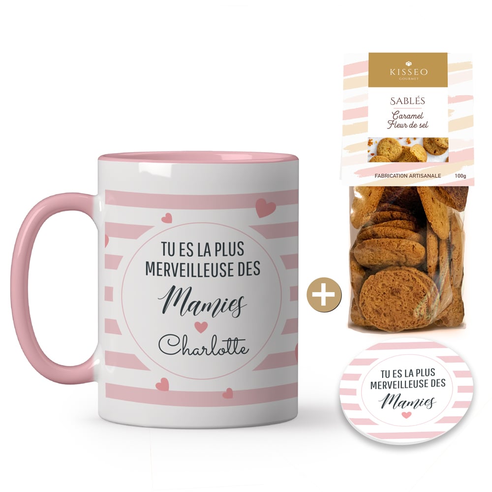 Pack Mamie mug rose - La plus merveilleuse des Mamies – Image 2
