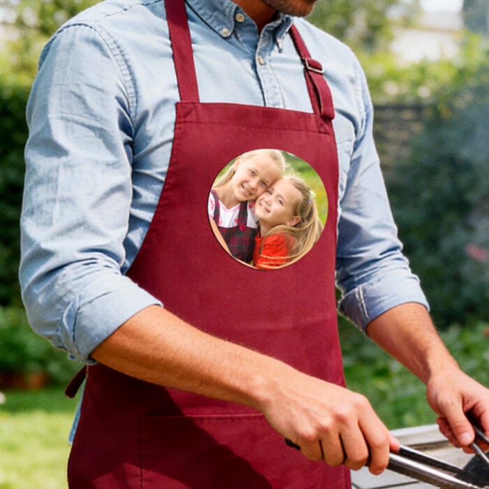 Alternative view of Tablier bordeaux - Photo