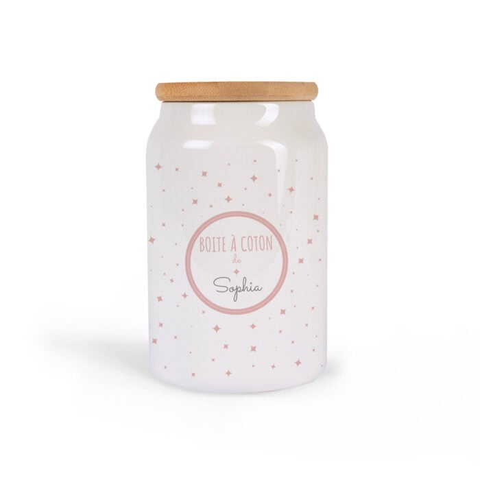 Pot en céramique cuisine - Boîte à coton