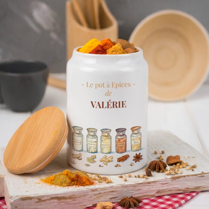 Alternative view of Pot en céramique cuisine - Le pot à épices