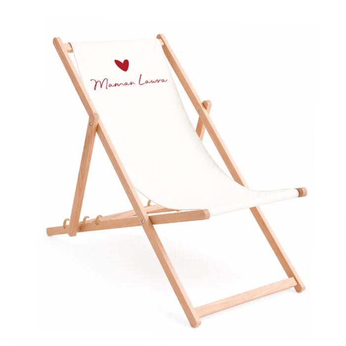 Transat personnalisé - Coeur de Maman !