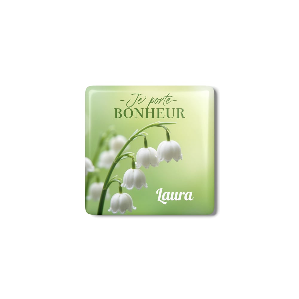 Magnet céramique - Porte bonheur avec prénom – Image 2