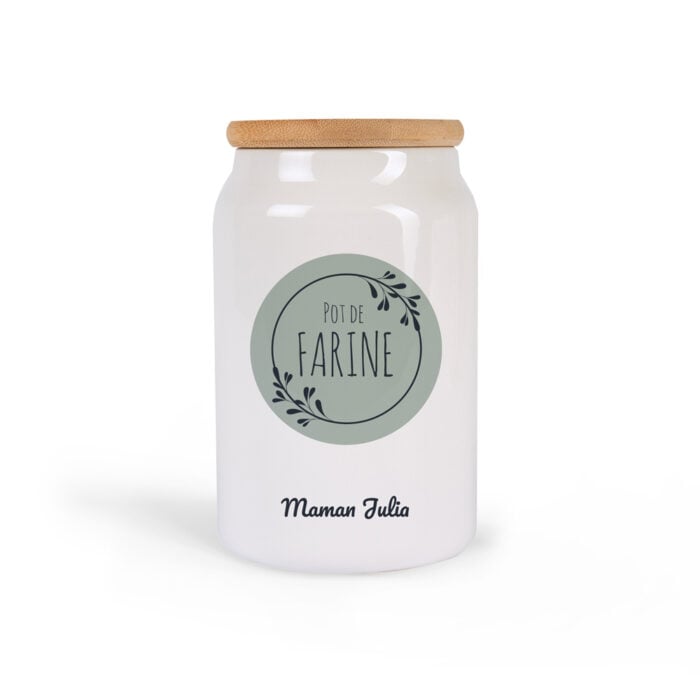 Pot en céramique cuisine - Le pot à farine