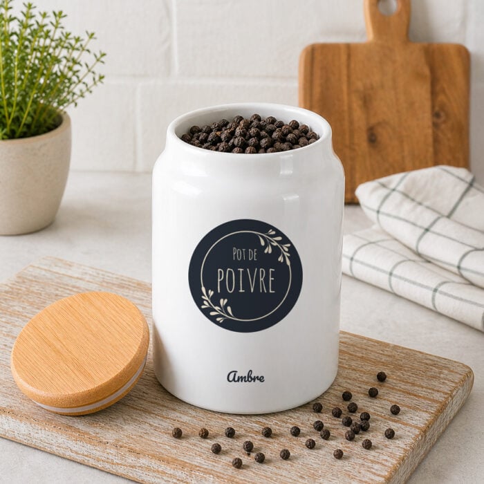 Alternative view of Pot en céramique cuisine - Pot à poivre