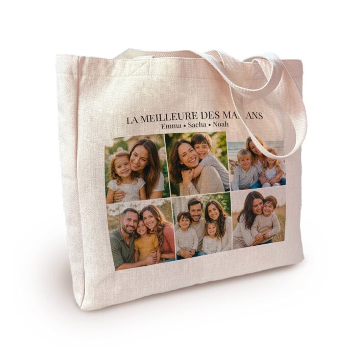Sac cabas personnalisé - Multiphotos