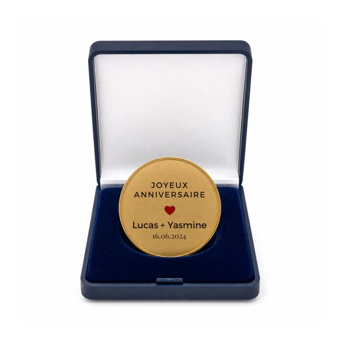 Coffret médaille d'honneur - Notre anniversaire