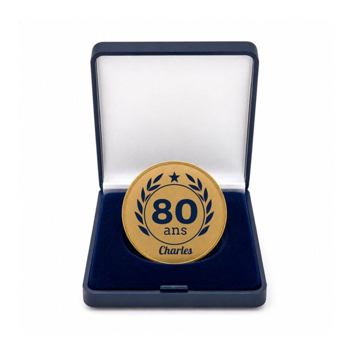 Coffret médaille d'honneur - Age anniversaire