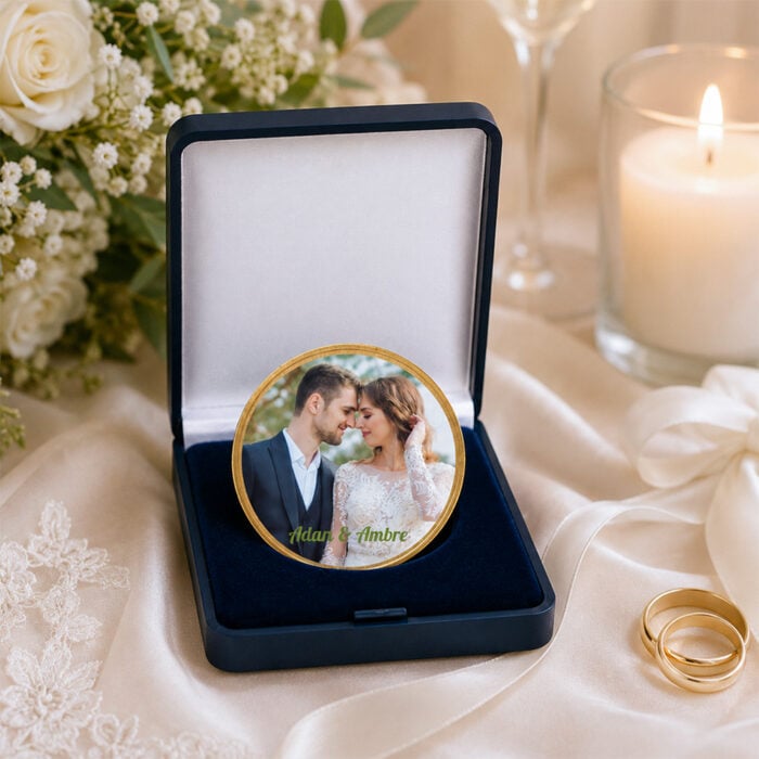 Alternative view of Coffret médaille d'honneur - Photo mariage